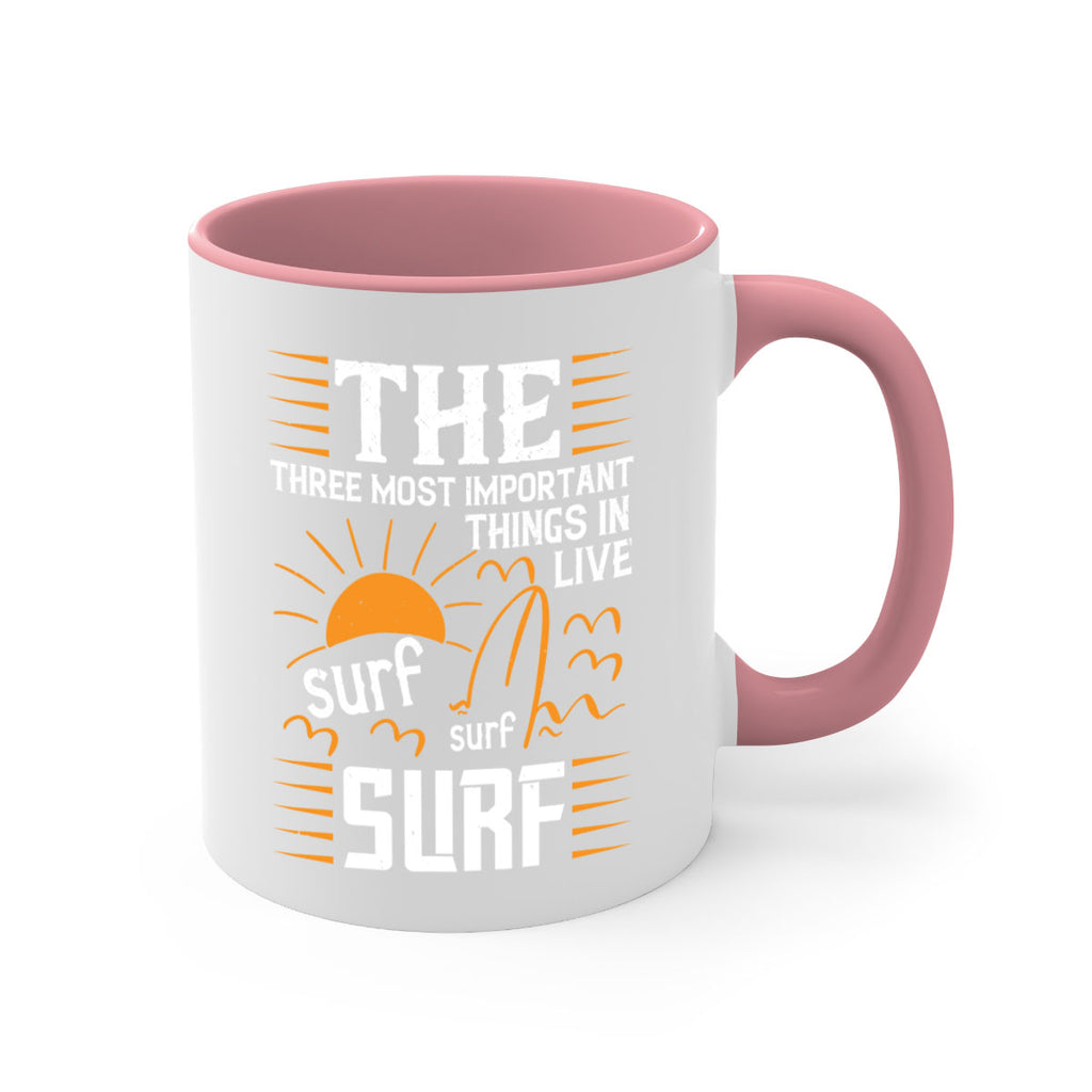 The three most important things in life sur surf surf 174#- surfing-Mug / Coffee Cup