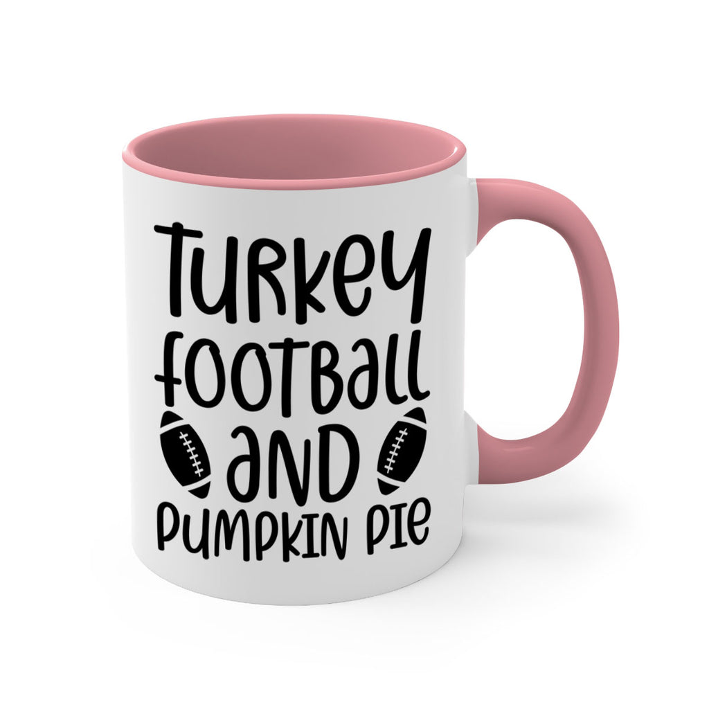 Turkey Football And Pumpkin Pie 622#- fall-Mug / Coffee Cup