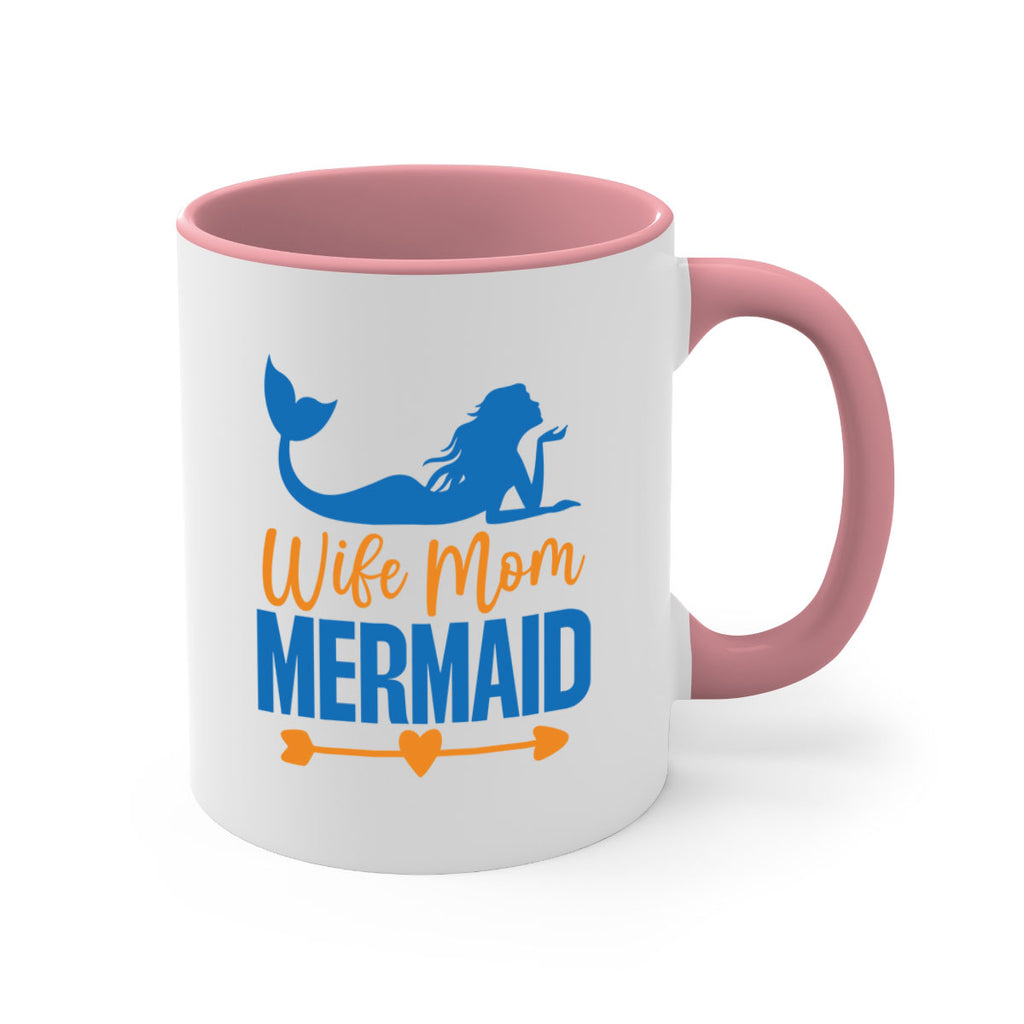 Wife Mom Mermaid 673#- mermaid-Mug / Coffee Cup