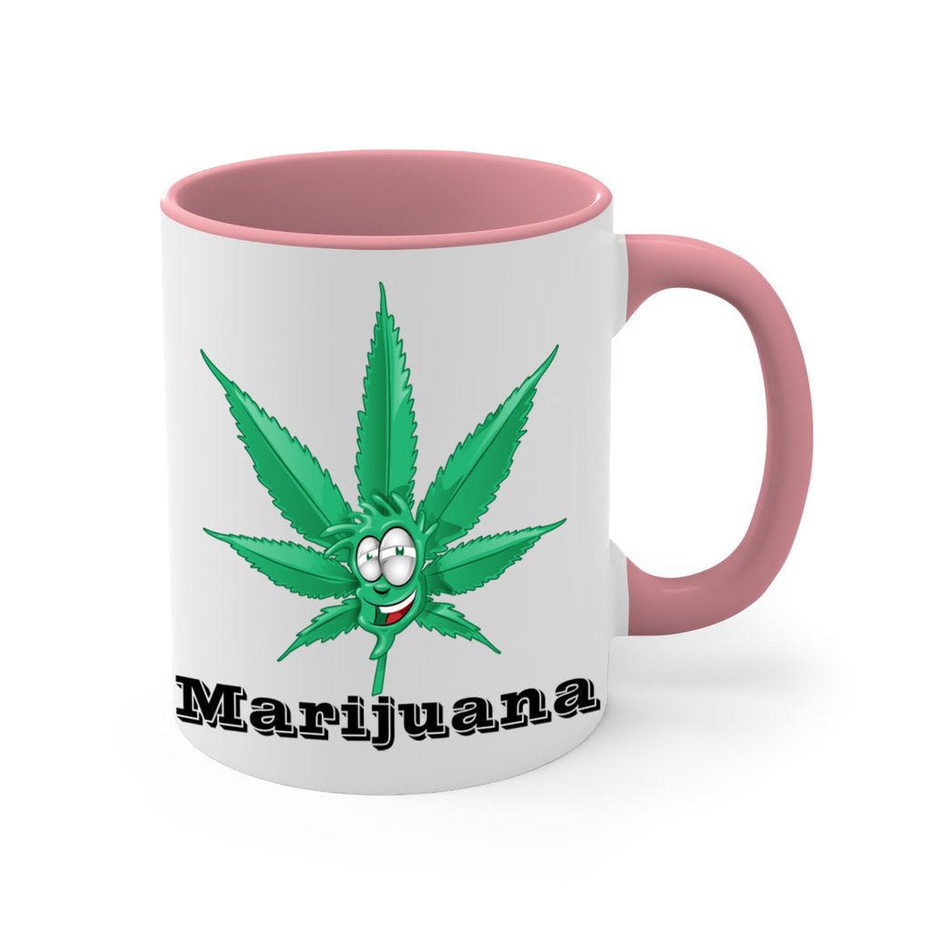 marijuana happy face 199#- marijuana-Mug / Coffee Cup