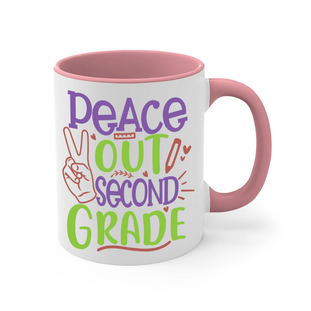 peace out 2nd grade 1#- second grade-Mug / Coffee Cup