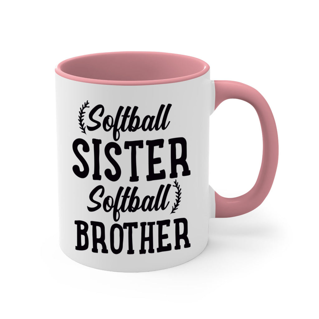 softball sister softball brother 2273#- softball-Mug / Coffee Cup