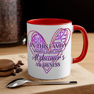 AlzheimerS Awareness American Flag 11#- alzheimers-Mug / Coffee Cup