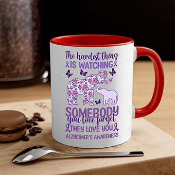 AlzheimerS Awareness Purple Elephant 16#- alzheimers-Mug / Coffee Cup