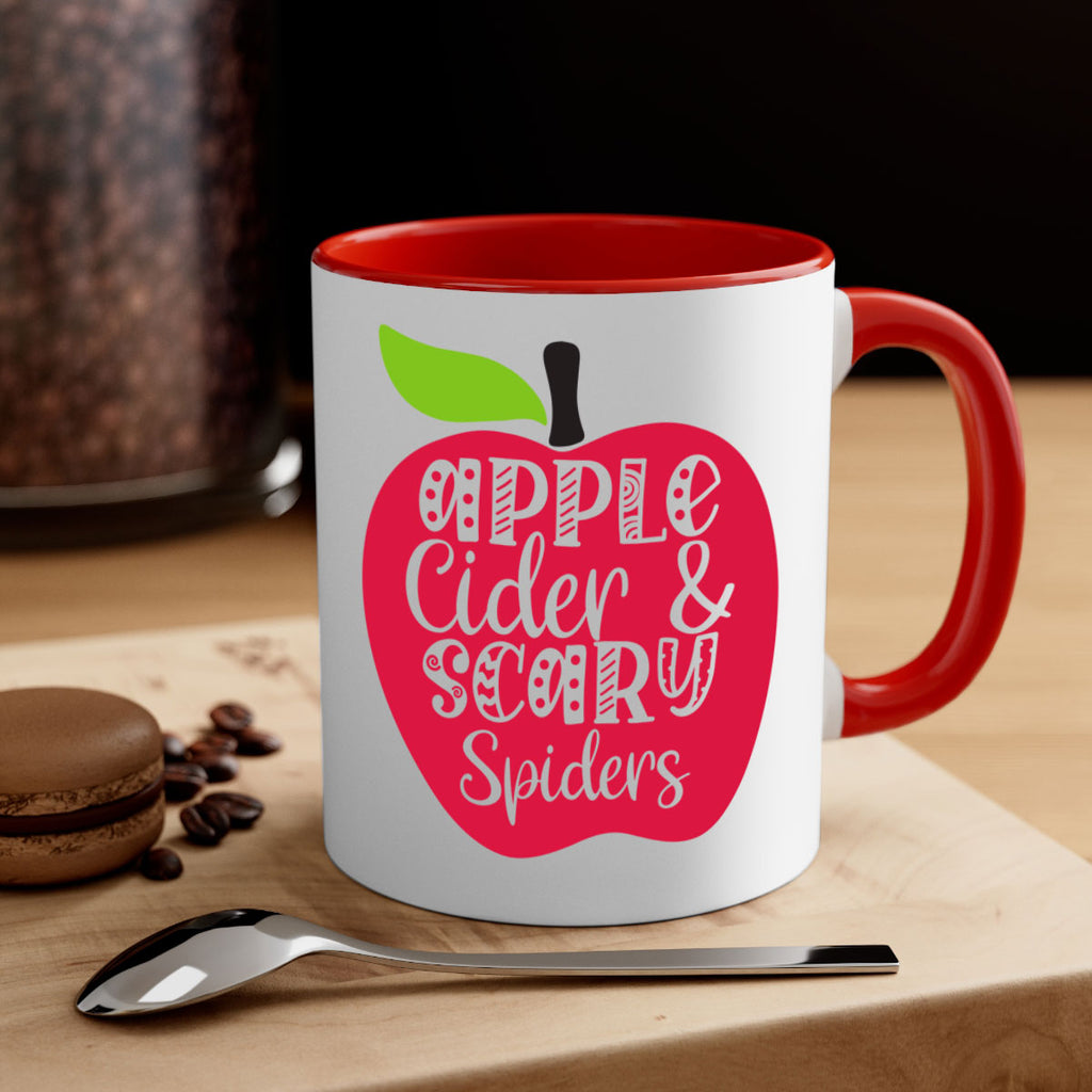 Apple Cider Scary Spiders 10#- fall-Mug / Coffee Cup