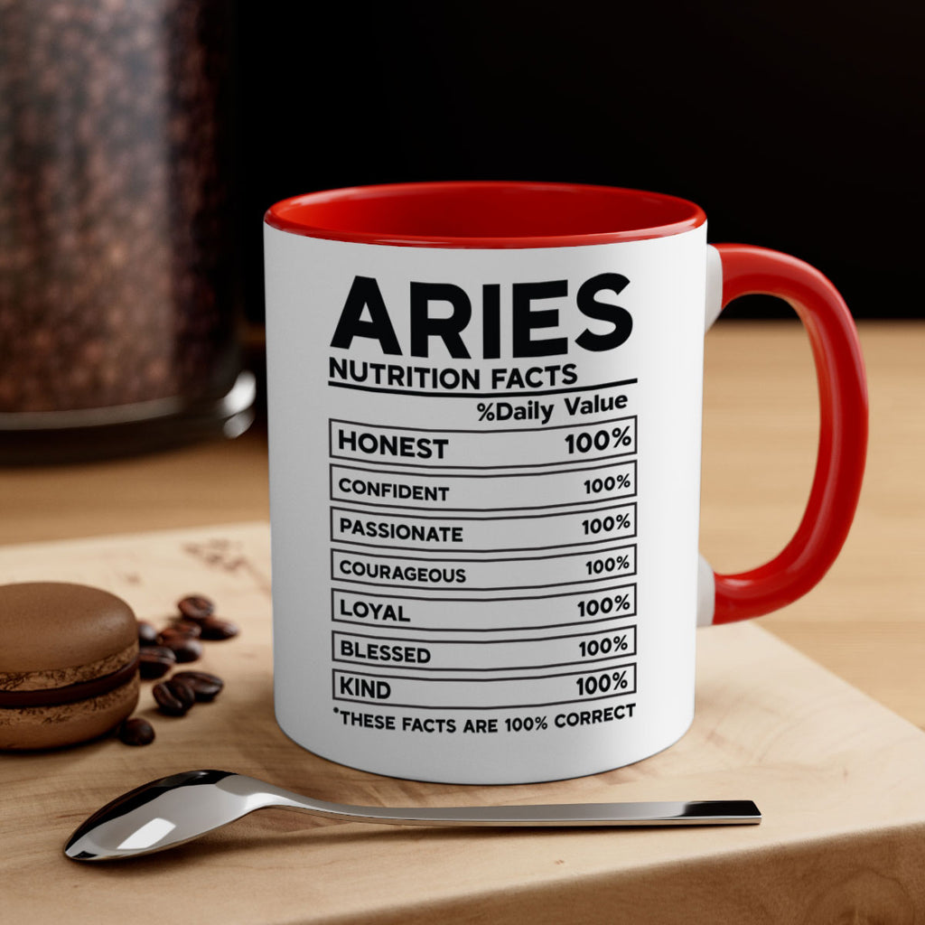 Aries Nutrition Facts 97#- zodiac-Mug / Coffee Cup