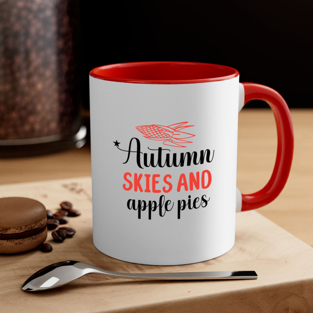 Autumn skies and apple pies 29#- fall-Mug / Coffee Cup