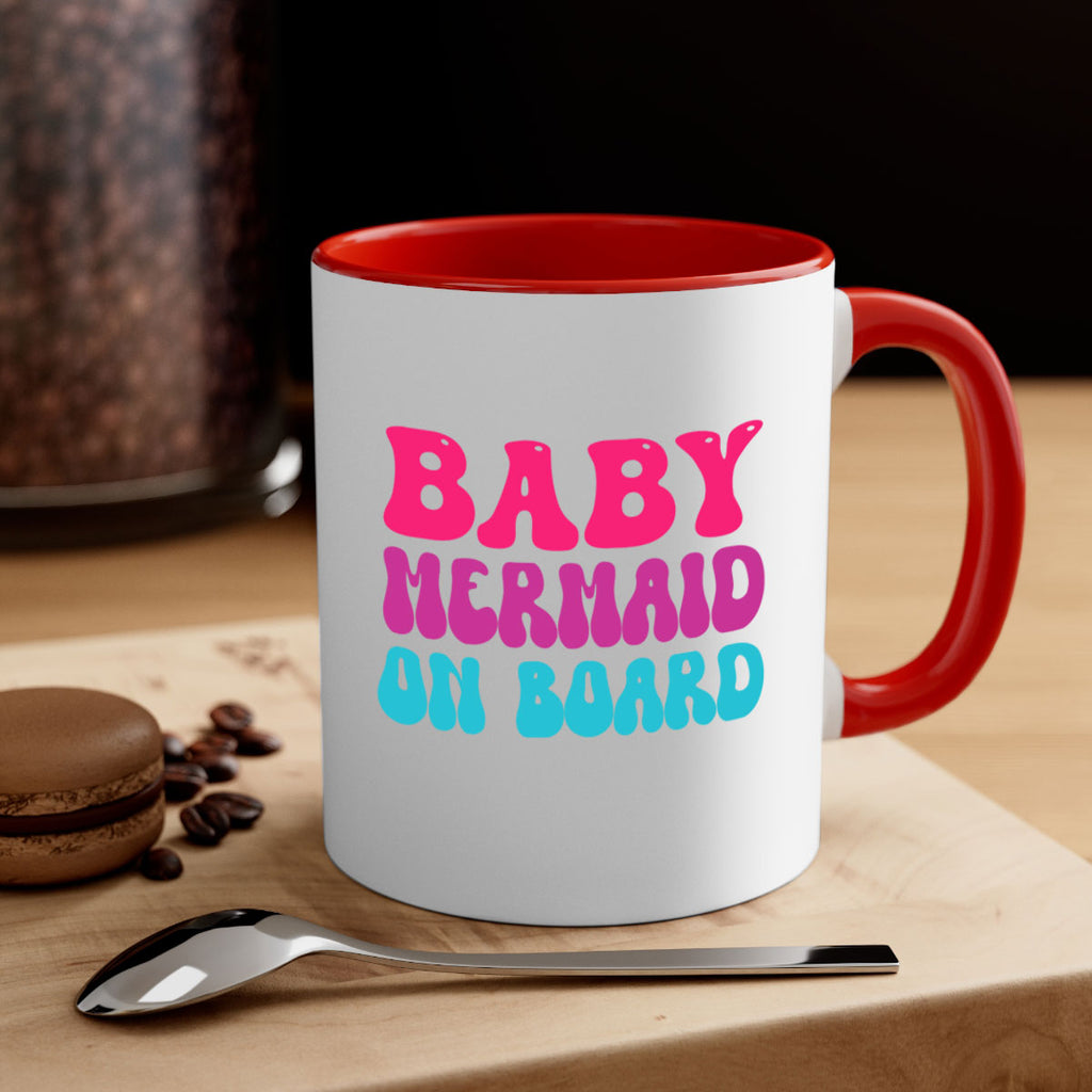 Baby Mermaid On Board 19#- mermaid-Mug / Coffee Cup
