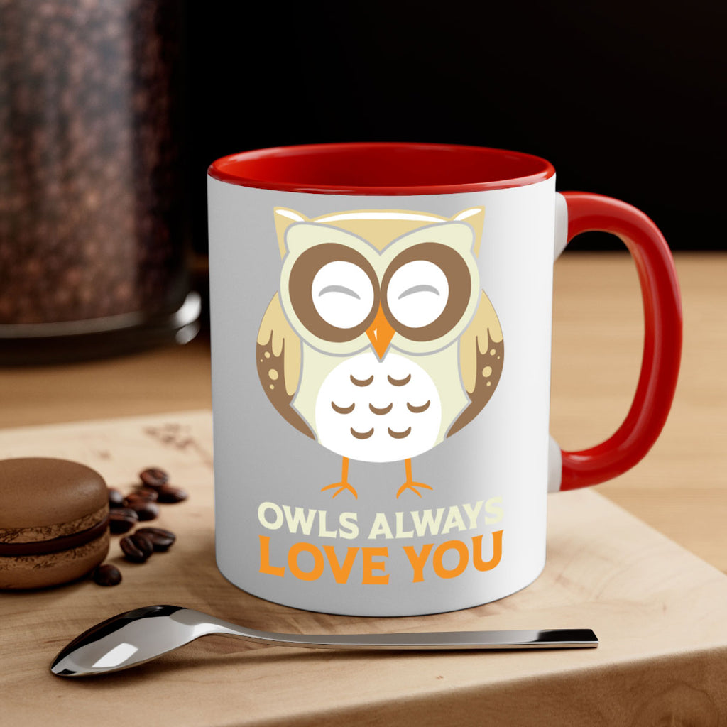 Cute Owl Always Love You A TurtleRabbit 3#- owl-Mug / Coffee Cup