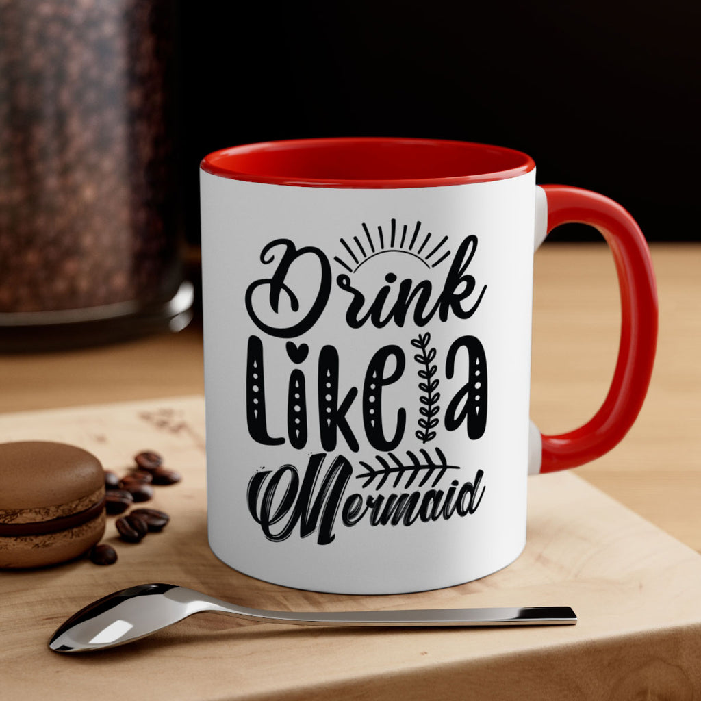 Drink Like a Mermaid 152#- mermaid-Mug / Coffee Cup