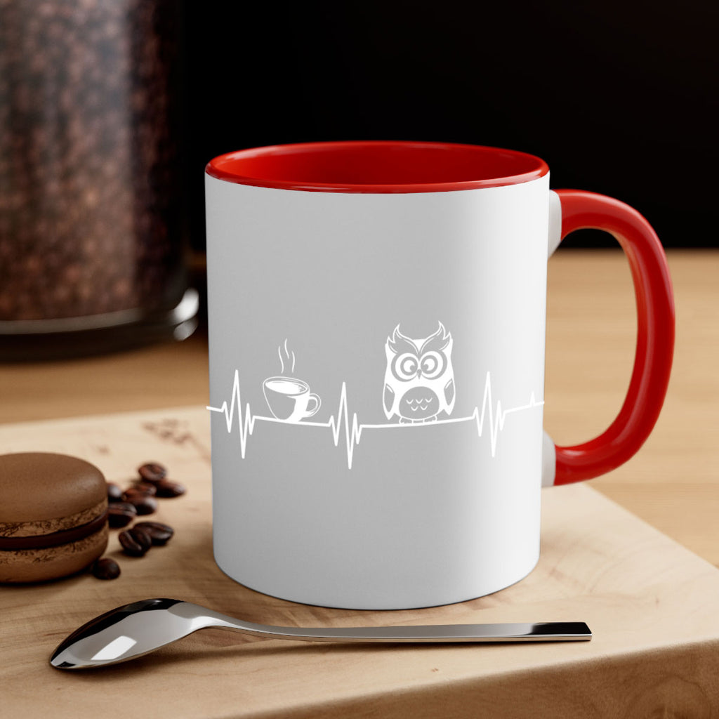 Funny Coffee Lover Night Owl A TurtleRabbit 5#- owl-Mug / Coffee Cup