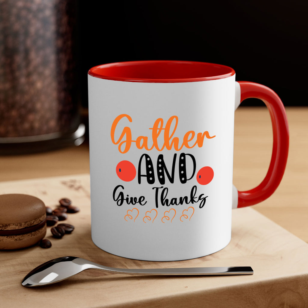 Gather And Give Thanks 188#- fall-Mug / Coffee Cup