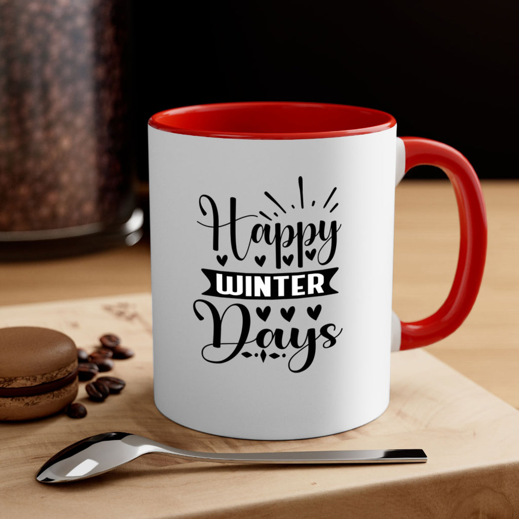 Happy Winter Days 125#- winter-Mug / Coffee Cup