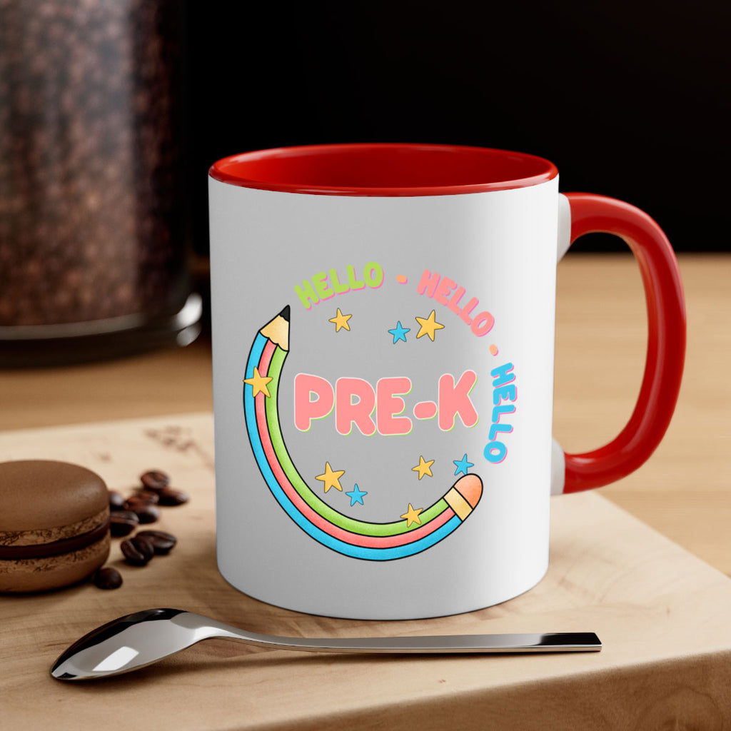 Hello PreK Pencil 4#- preK-Mug / Coffee Cup