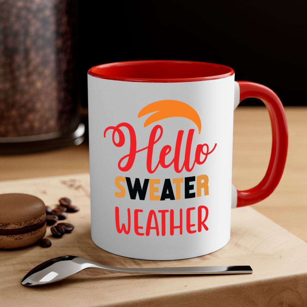 HelloSweaterWeather 301#- fall-Mug / Coffee Cup