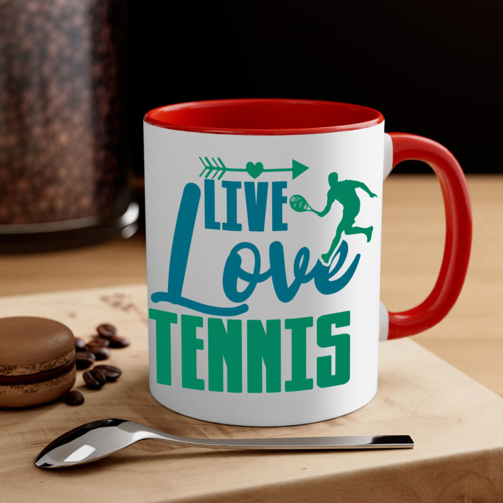 Live Love Tennis 828#- tennis-Mug / Coffee Cup