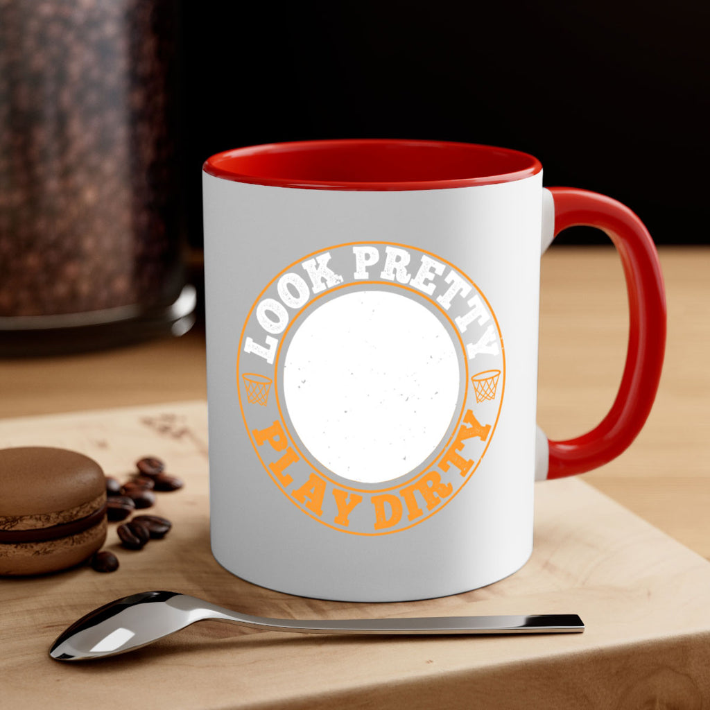 Look pretty Play dirty 1945#- basketball-Mug / Coffee Cup