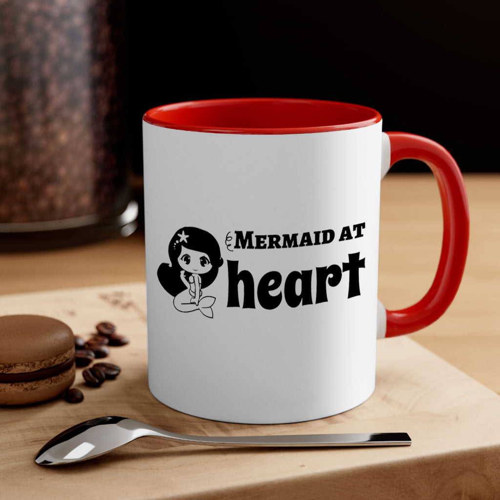 Mermaid at heart 393#- mermaid-Mug / Coffee Cup