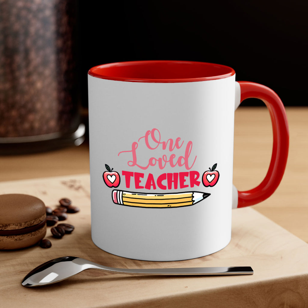 One Loved Teacher Valentine 8#- teacher-Mug / Coffee Cup