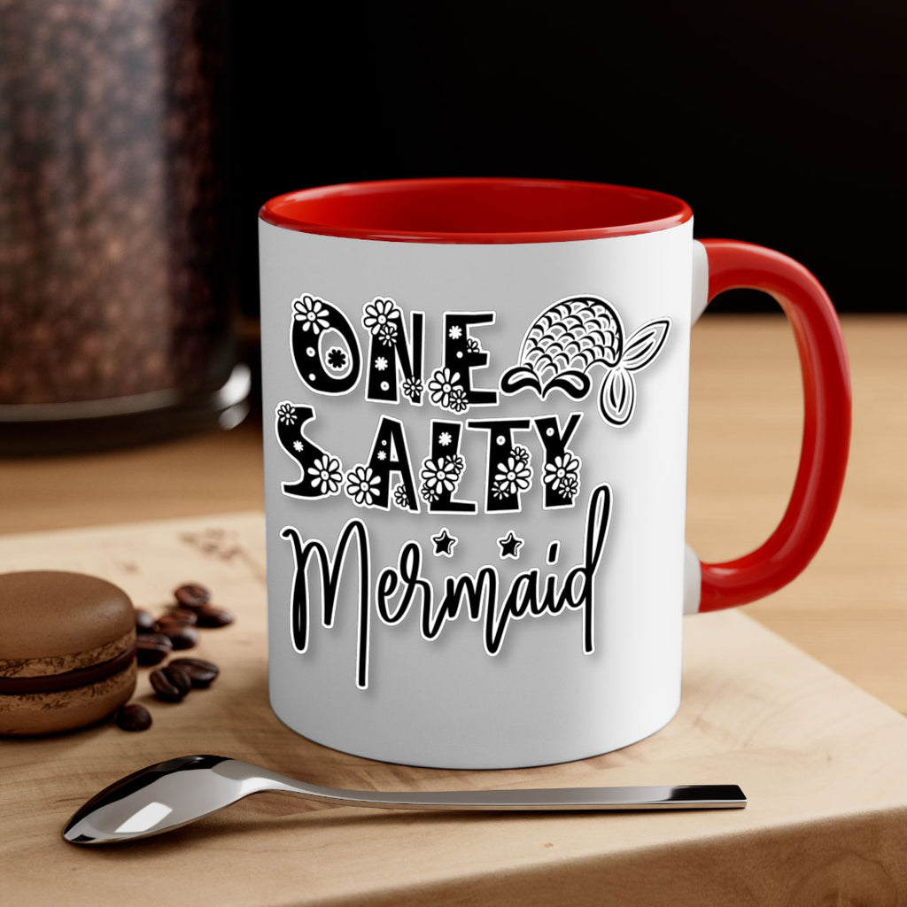 One Salty Mermaid 527#- mermaid-Mug / Coffee Cup