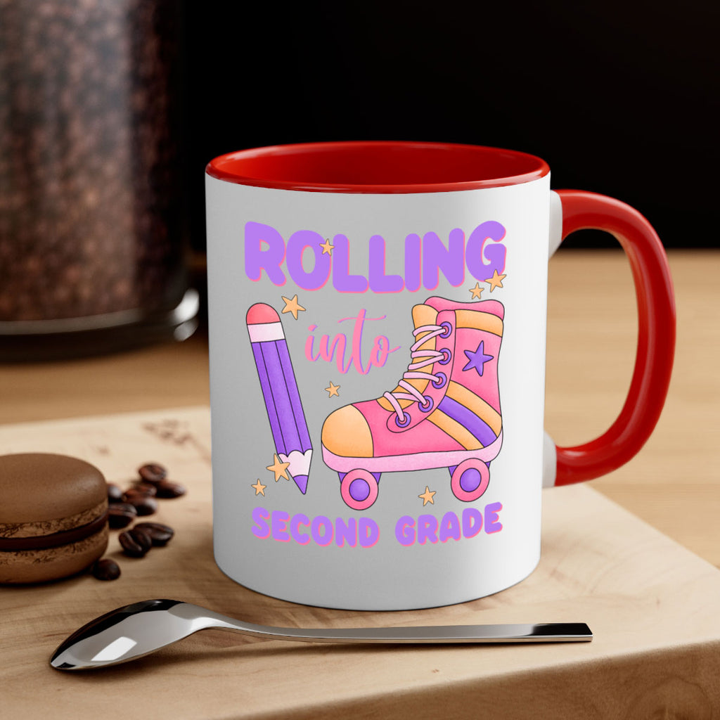 Rolling into 2nd Grade 24#- second grade-Mug / Coffee Cup