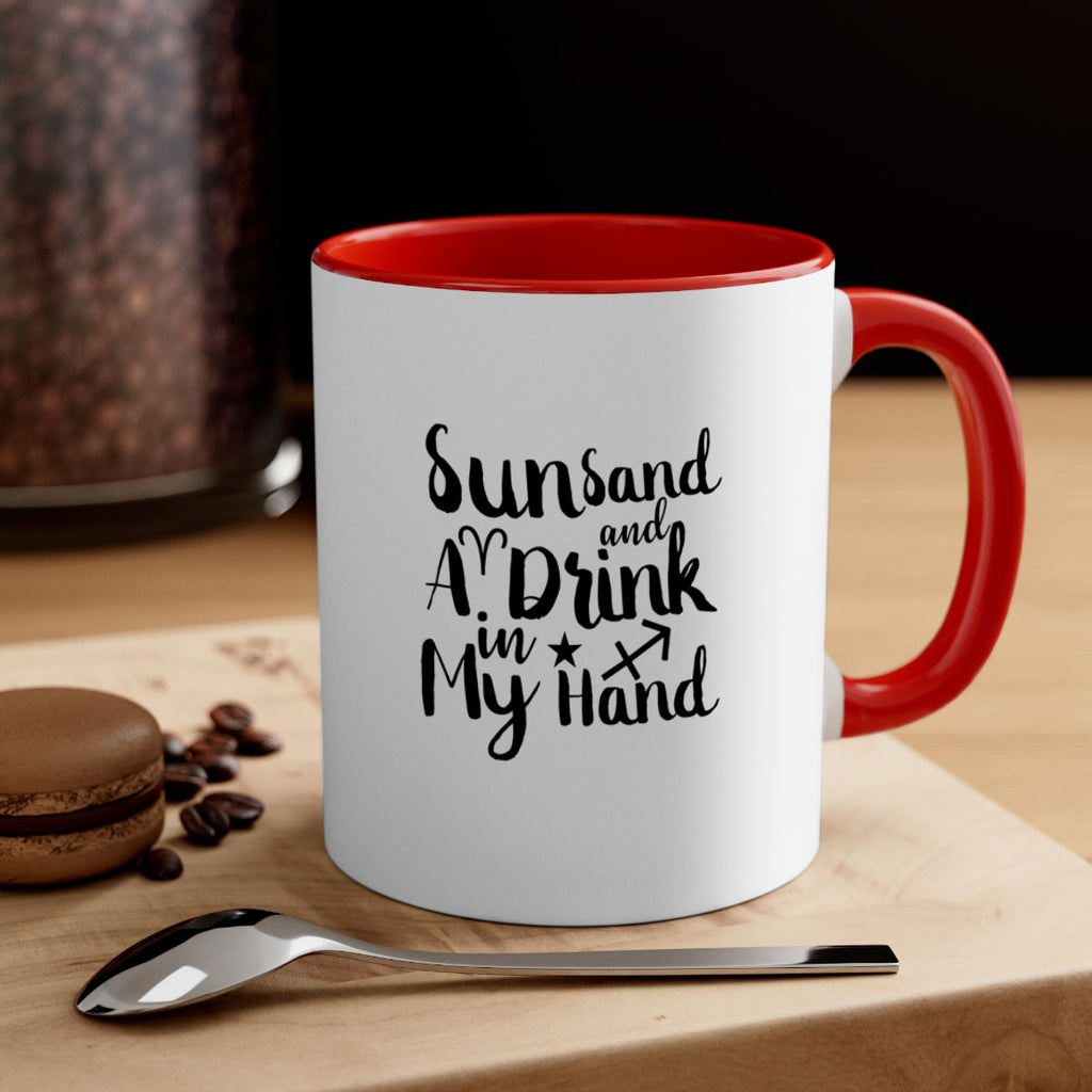 Sun Sand And A Drink In My Hand 480#- zodiac-Mug / Coffee Cup