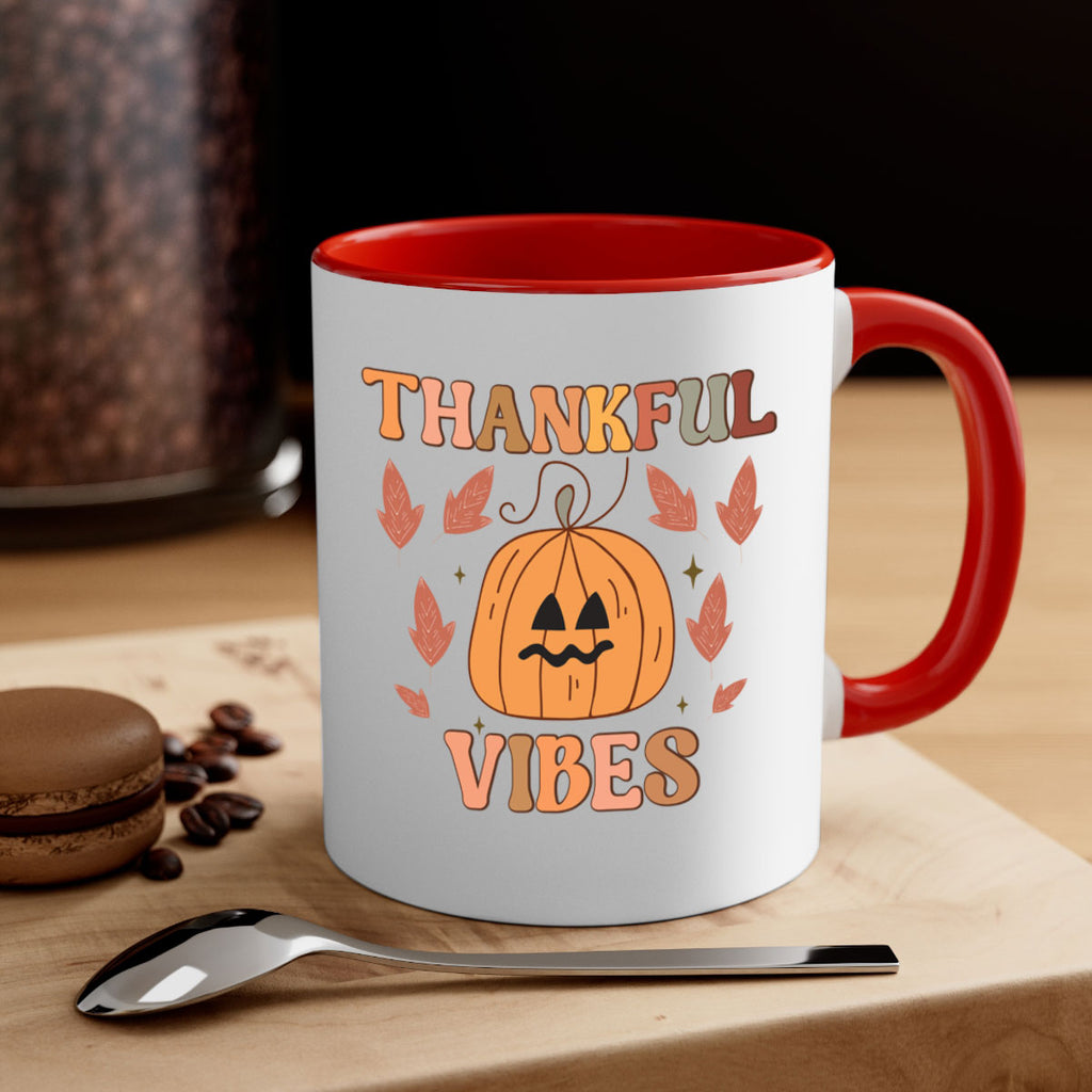 Thankful Vibes 607#- fall-Mug / Coffee Cup