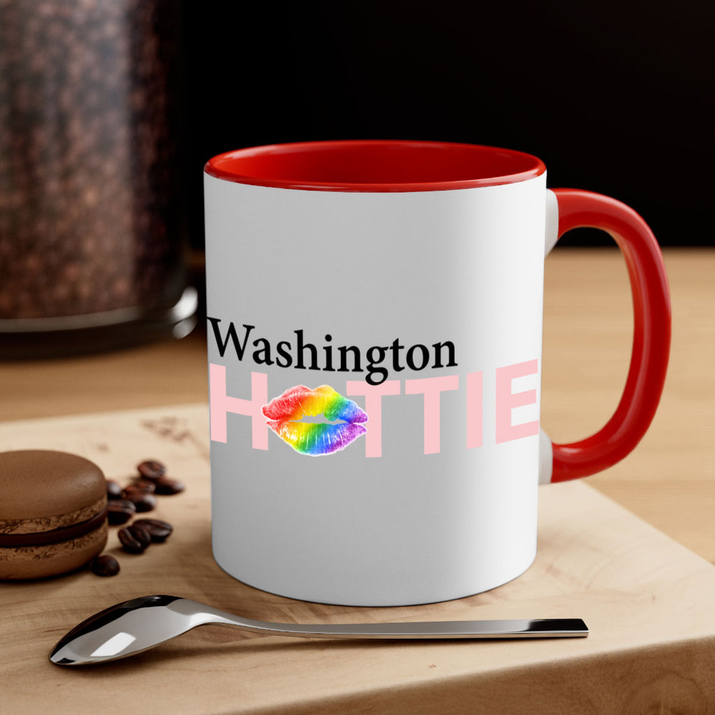 Washington Hottie with rainbow lips 47#- Hottie Collection-Mug / Coffee Cup