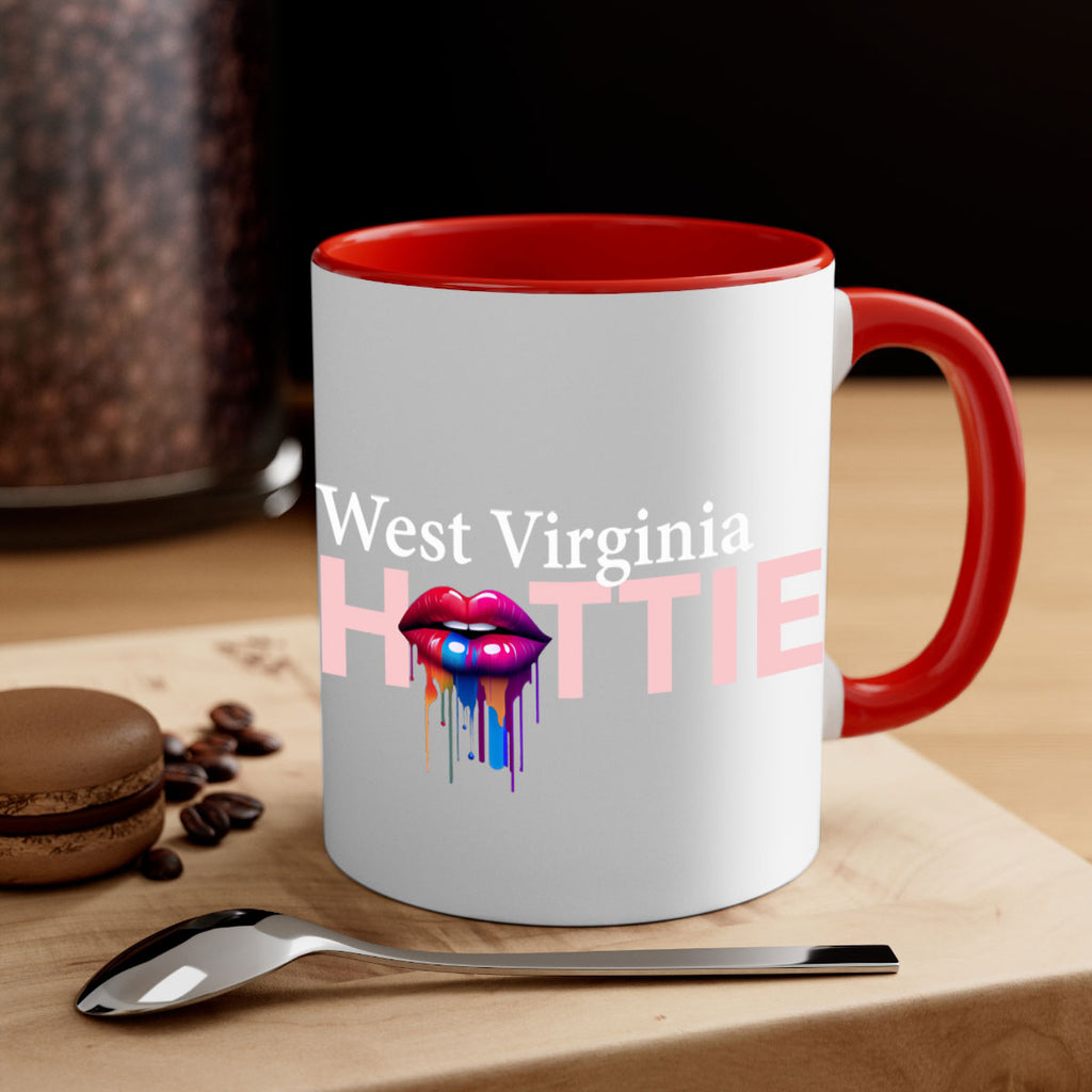 West Virginia Hottie with dripping lips 122#- Hottie Collection-Mug / Coffee Cup