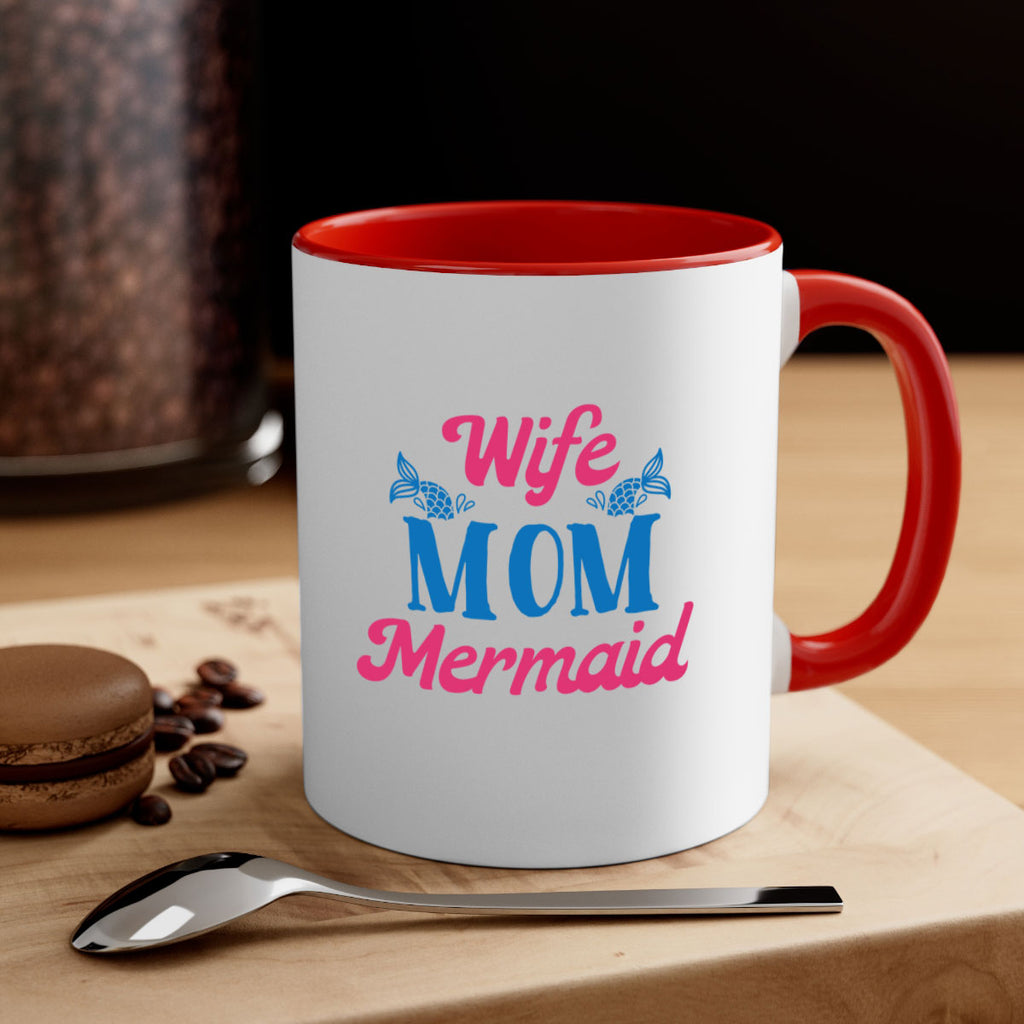 Wife Mom Mermaid 670#- mermaid-Mug / Coffee Cup