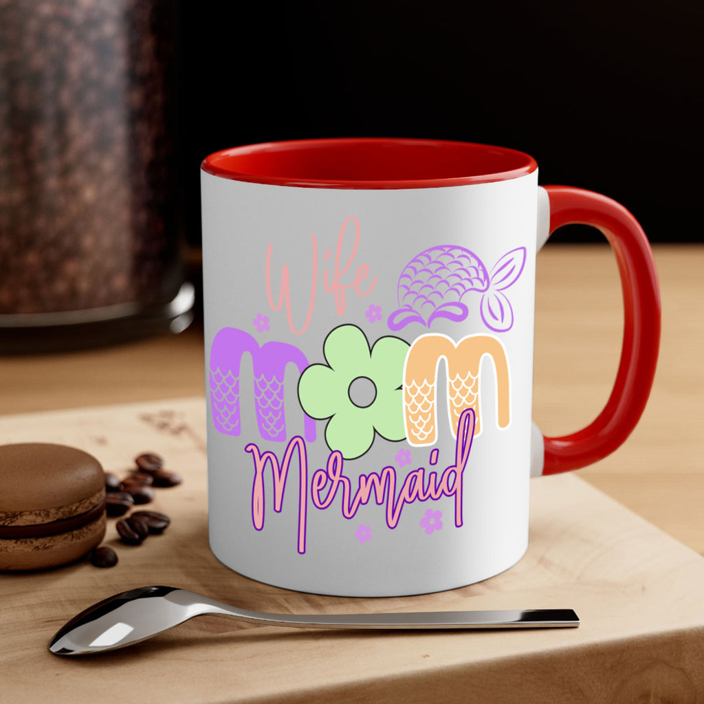 Wife Mom Mermaid 677#- mermaid-Mug / Coffee Cup