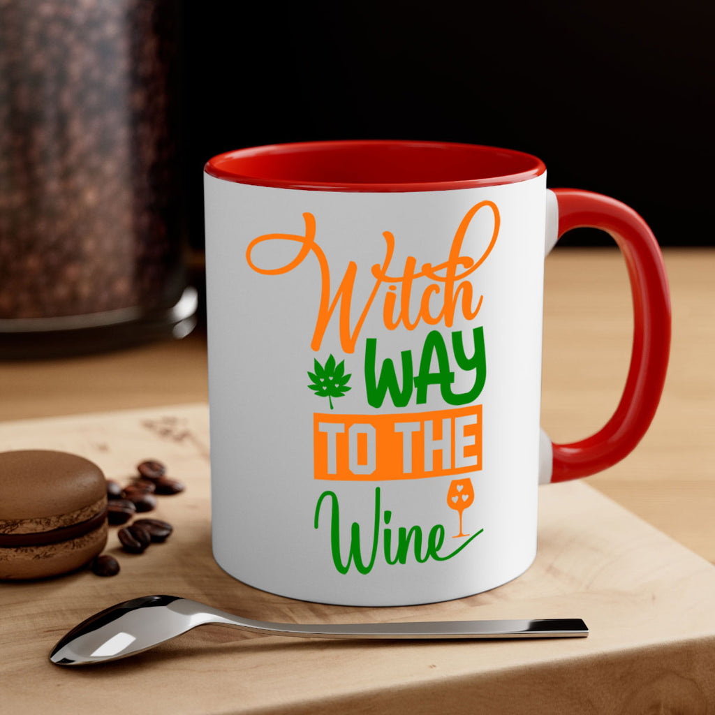 Witch Way to the Wine 650#- fall-Mug / Coffee Cup