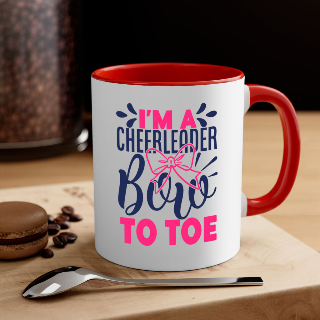 im a cheerleader bow to toe 1742#- cheer-Mug / Coffee Cup