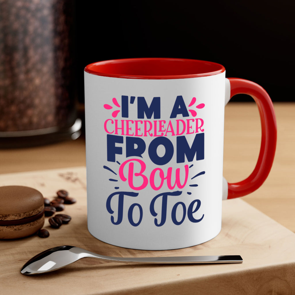 im a cheerleader bow to toe 1743#- cheer-Mug / Coffee Cup