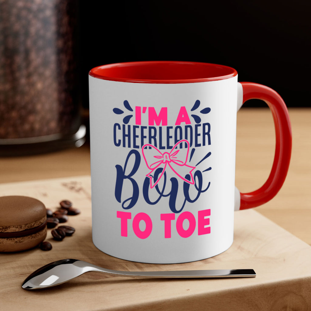 im a cheerleader bow to toe 1744#- cheer-Mug / Coffee Cup
