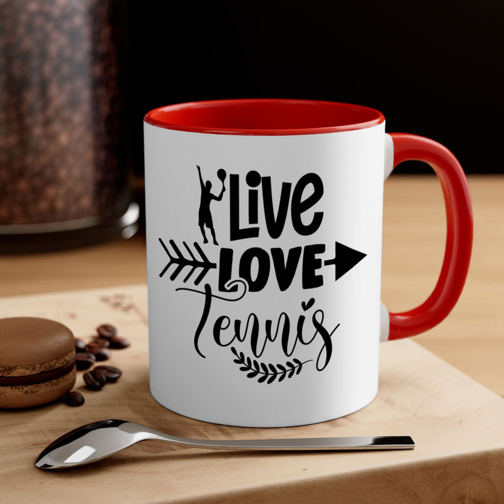 live love Tennis 819#- tennis-Mug / Coffee Cup