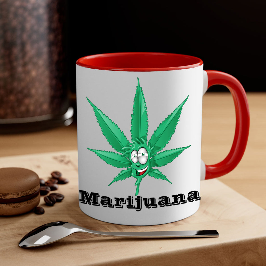 marijuana happy face 199#- marijuana-Mug / Coffee Cup