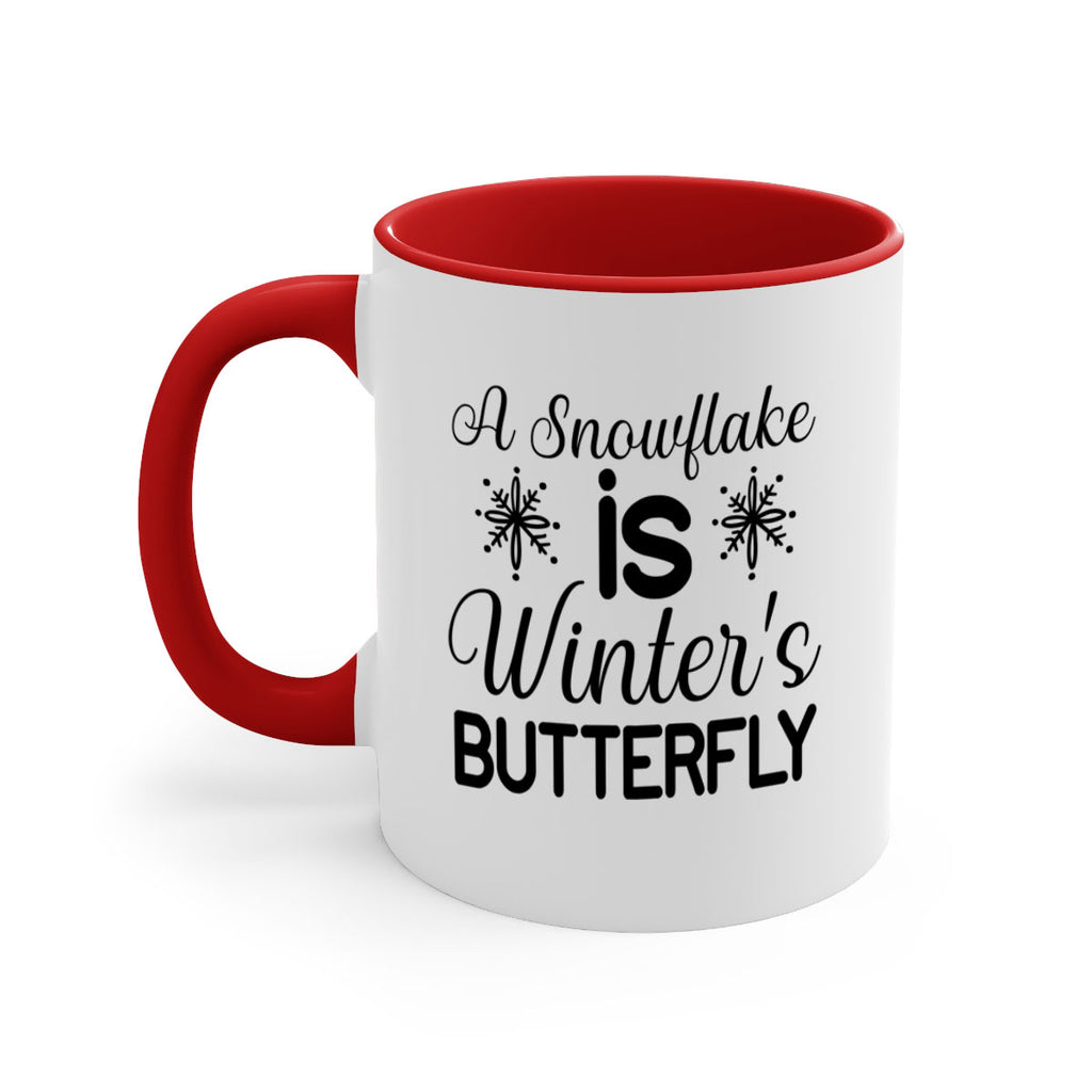A Snowflake is Winters Butterfly3#- winter-Mug / Coffee Cup