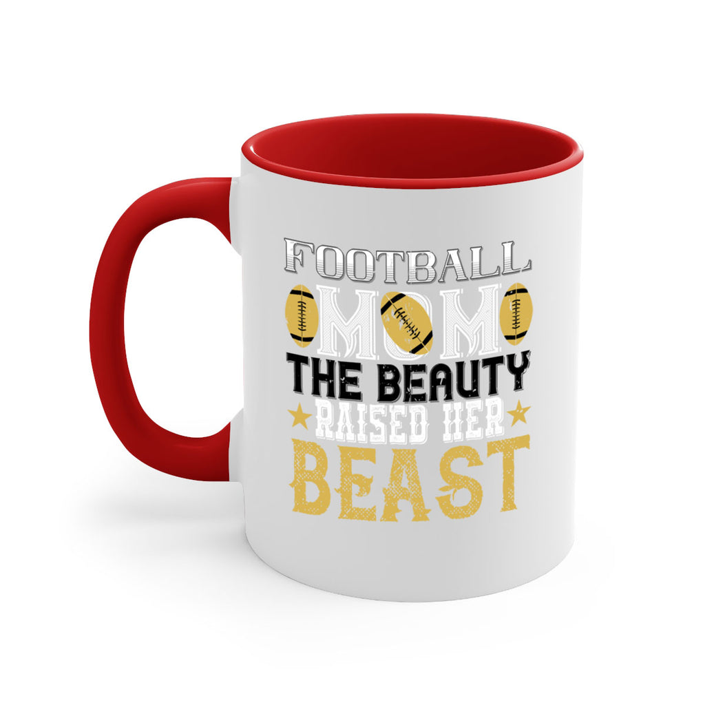 Football mom the beauty 1236#- football-Mug / Coffee Cup