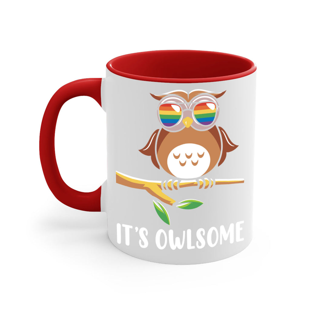 Funny Owl Gift Im Owlsome A TurtleRabbit 7#- owl-Mug / Coffee Cup