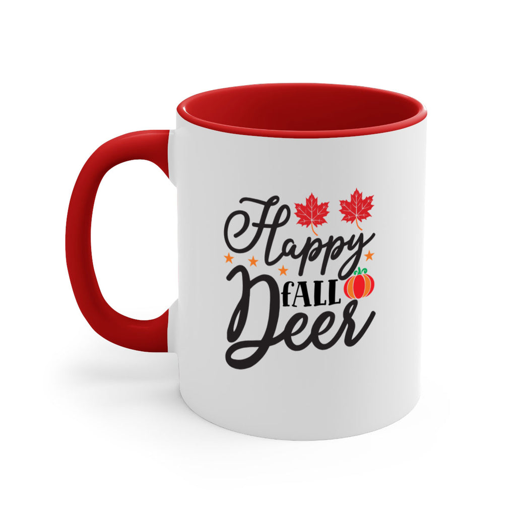 Happyfalldeer 254#- fall-Mug / Coffee Cup