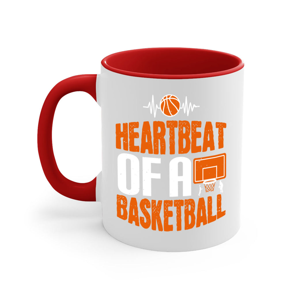 Heartbeat of a basketball 1191#- basketball-Mug / Coffee Cup