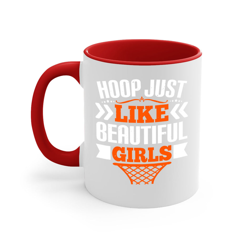 Hoop just like beautiful girls 1179#- basketball-Mug / Coffee Cup