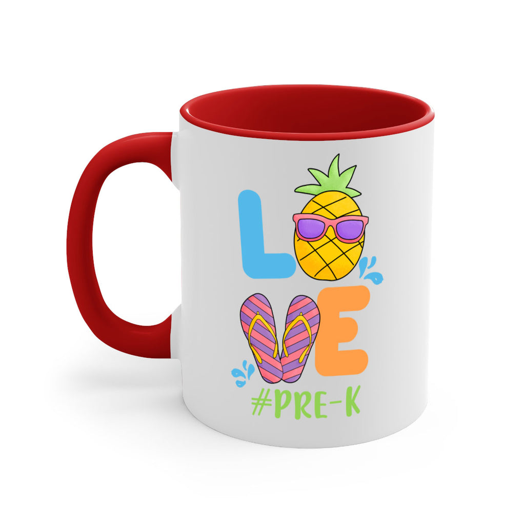 LOVE PreK Summer Pineapple 21#- preK-Mug / Coffee Cup
