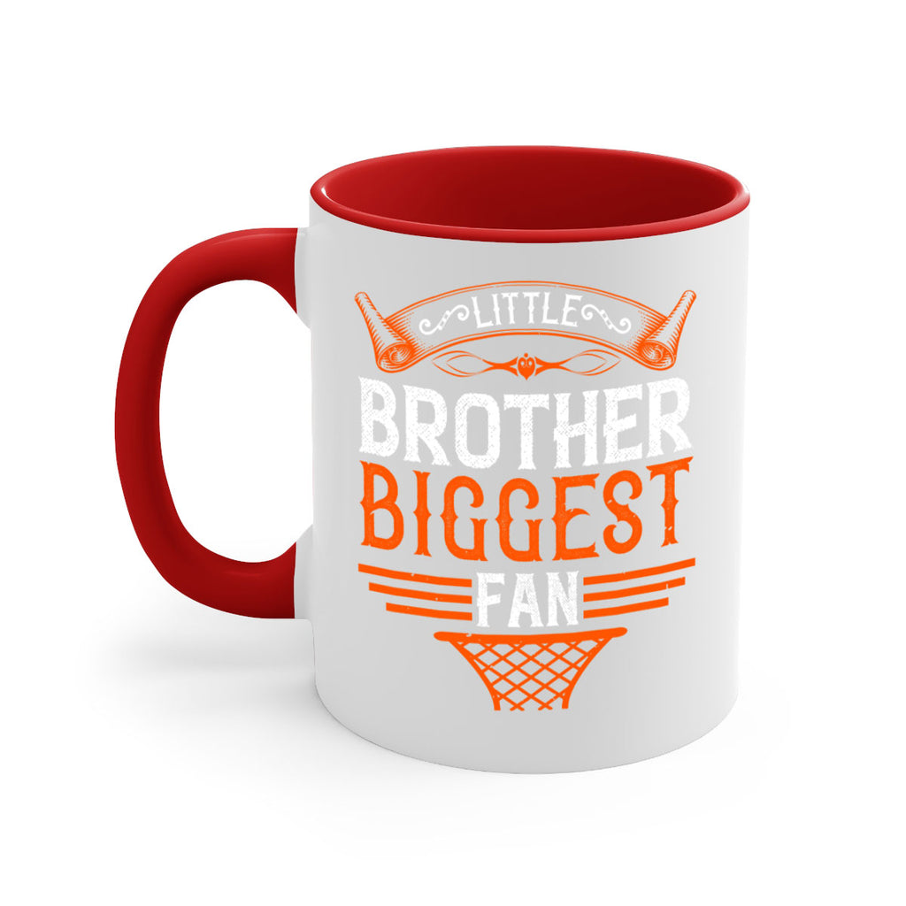 Little brother biggest fan 873#- basketball-Mug / Coffee Cup