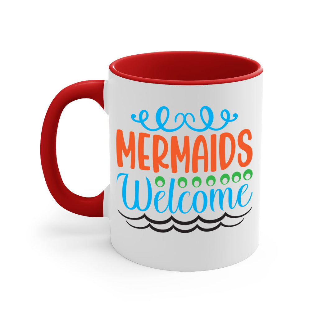 Mermaids Welcome 497#- mermaid-Mug / Coffee Cup