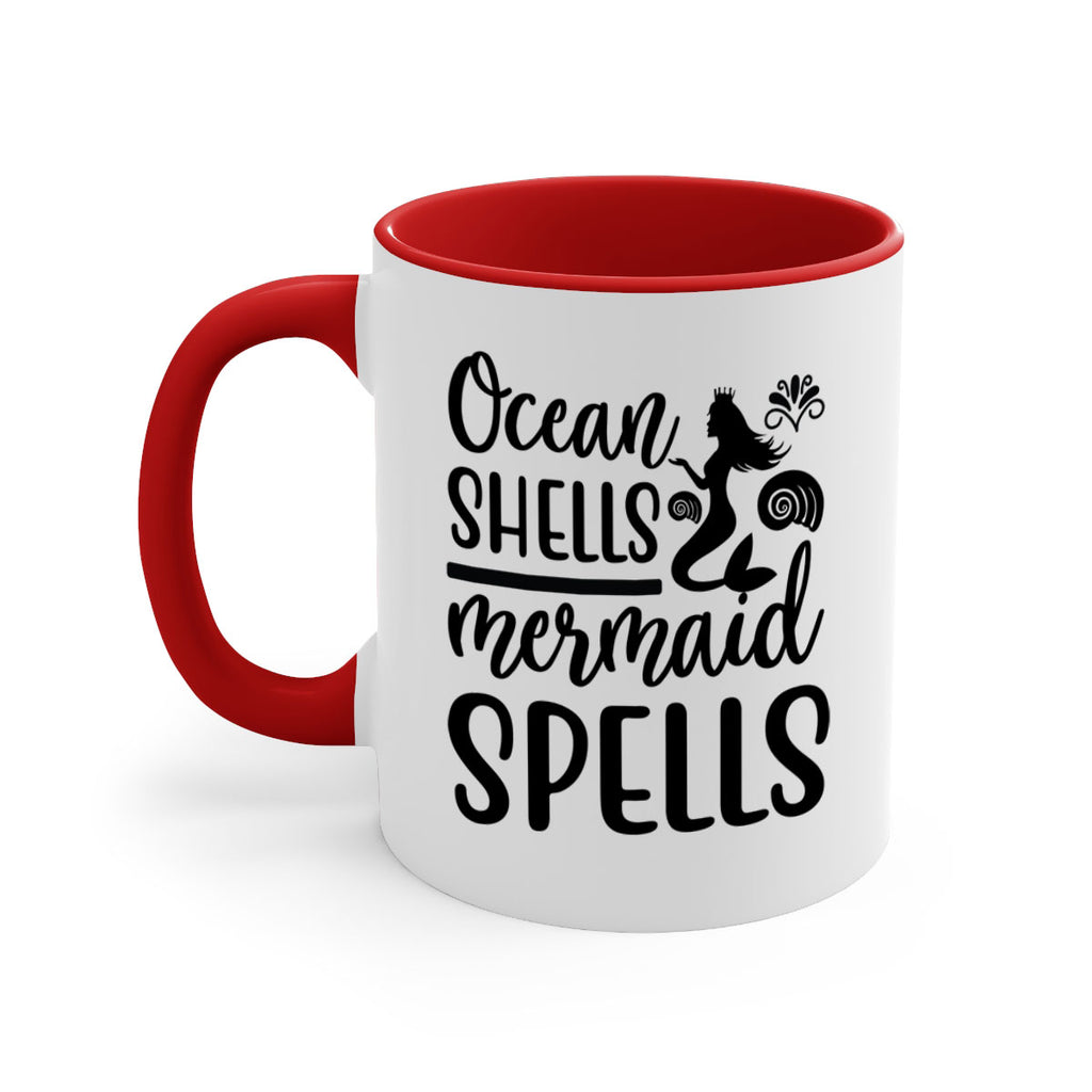 Ocean shells mermaid spells 522#- mermaid-Mug / Coffee Cup