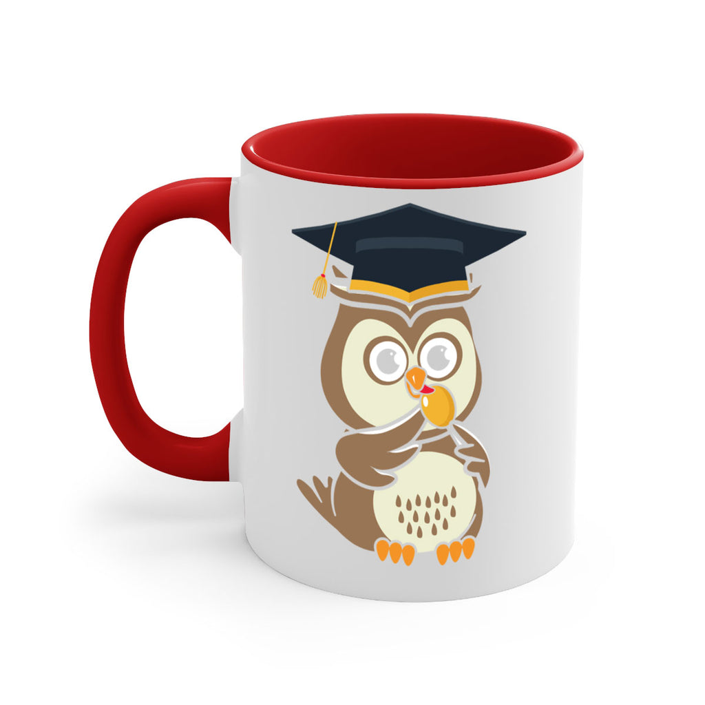 Profesor Owl Licks Candy A TurtleRabbit 17#- owl-Mug / Coffee Cup
