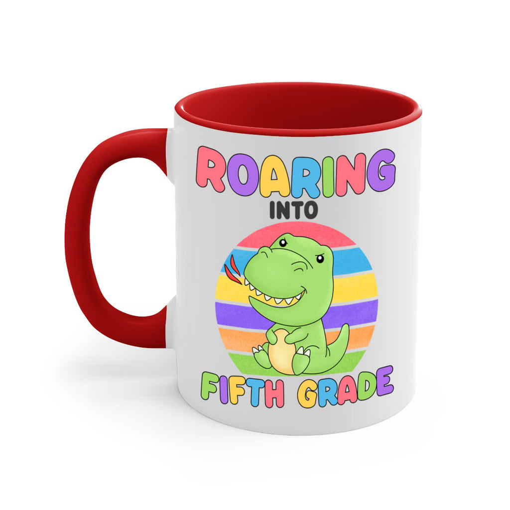 Roaring to 5th Grade Trex 25#- 5th grade-Mug / Coffee Cup