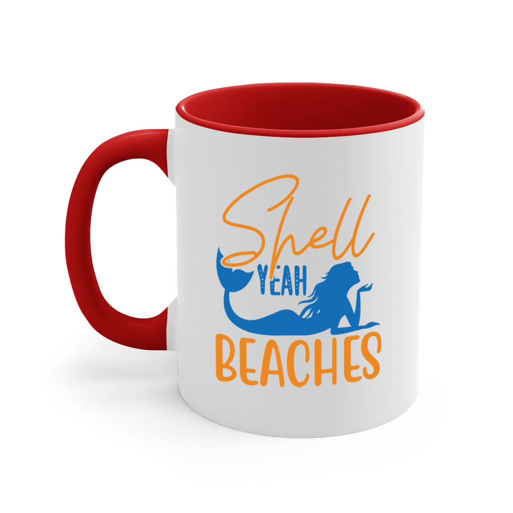 Shell Yeah Beaches 591#- mermaid-Mug / Coffee Cup